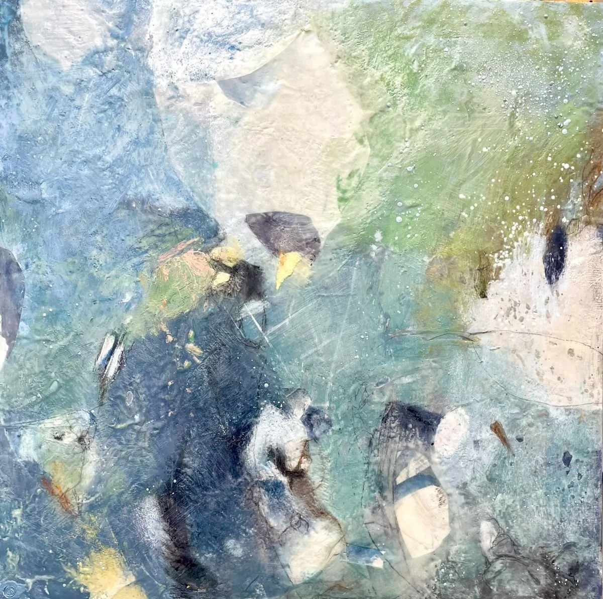 Murmuring Deep, 24x24, encaustic, aestine Anne Stine.jpg