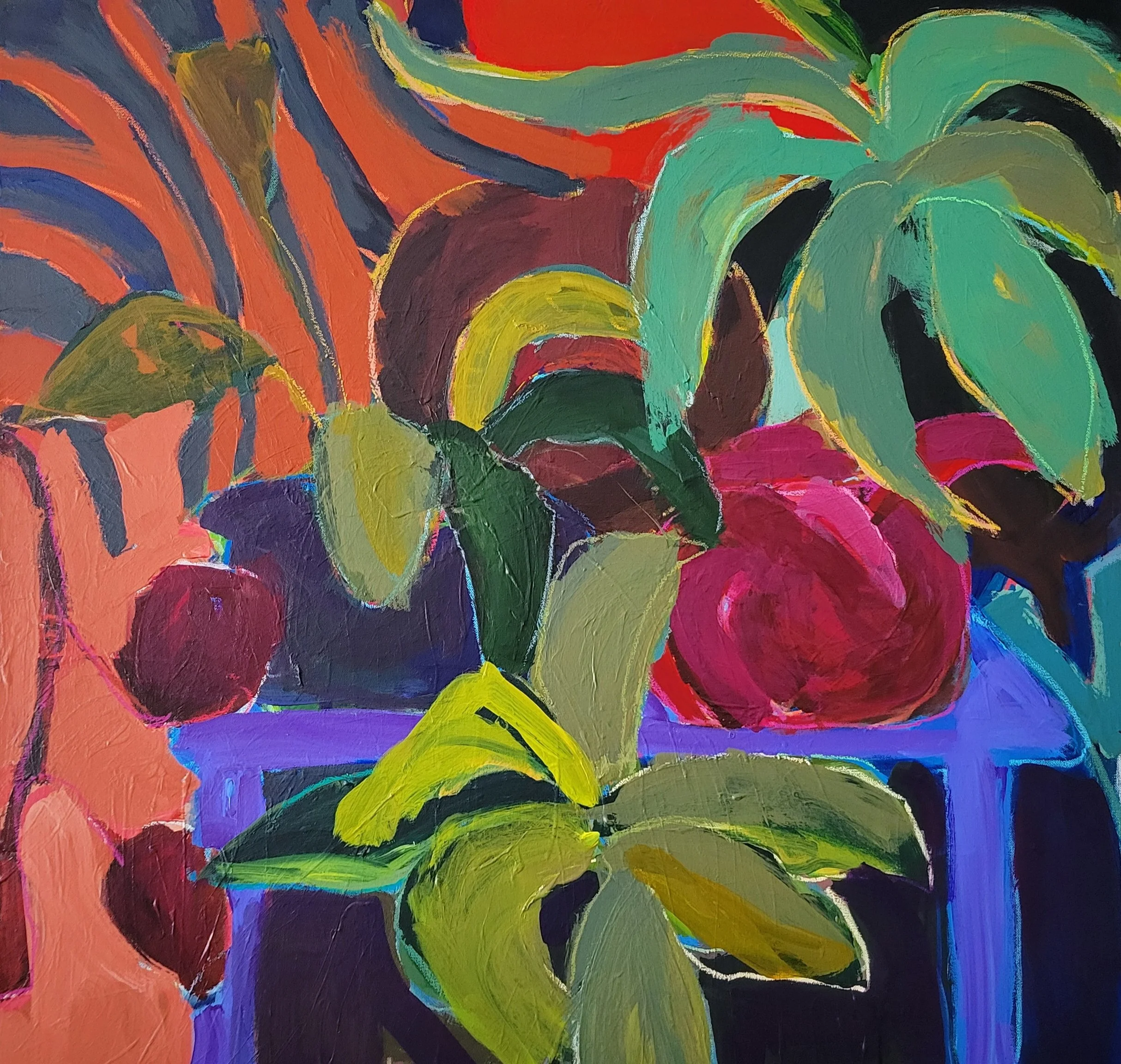 Linda Bankerd - 1661.5 Still Life with Hat 36x36.jpg
