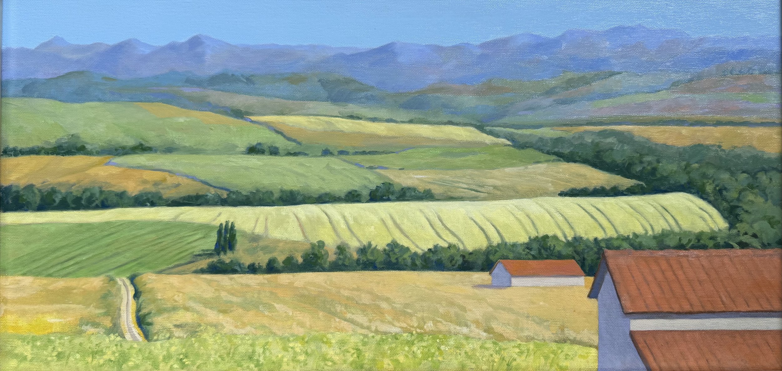 Gascony Fields Oil on canvas Gale Wallar.jpeg