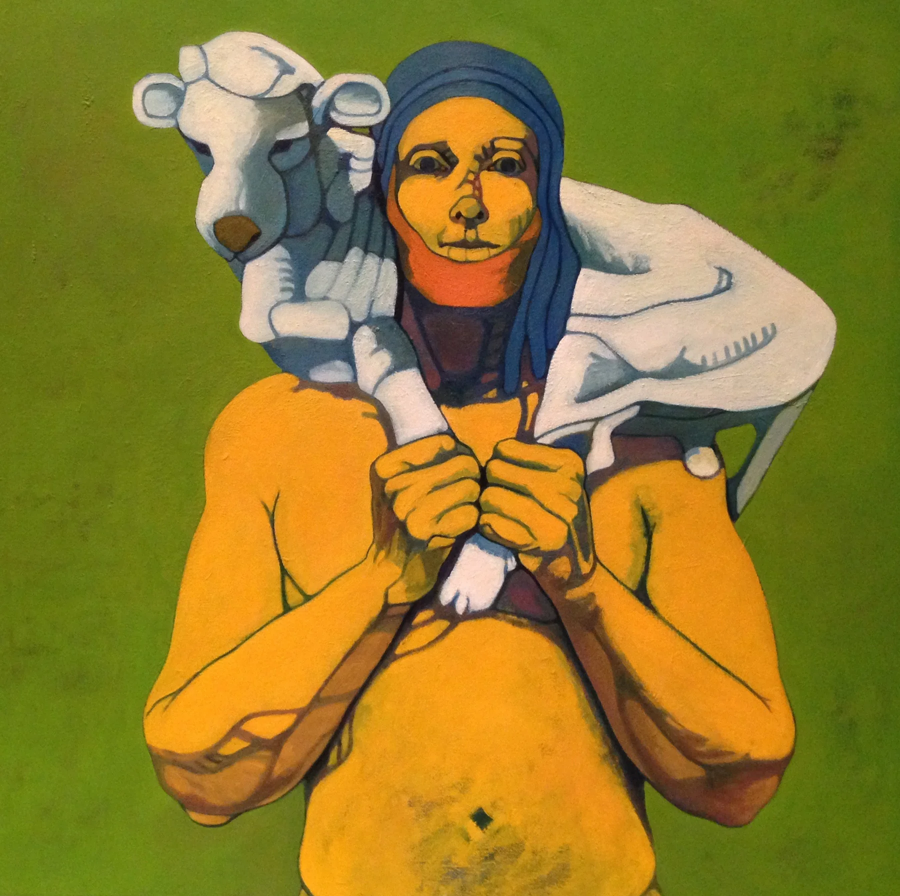 The Lamb of God Oil on Canvas 30 x 30 in.