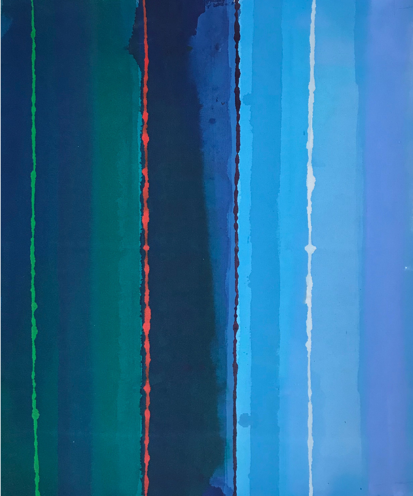 Pointe Lorient, Acrylic on canvas, 35 x 28 x 1.75 in.