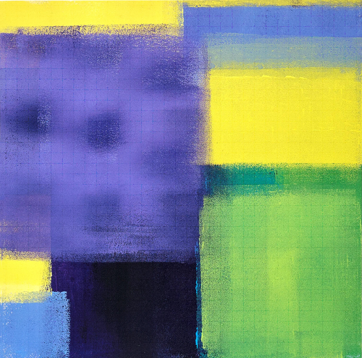 Memoryscapes - Blurry Lines III No. 18 Acrylic on canvas 16” X 16”