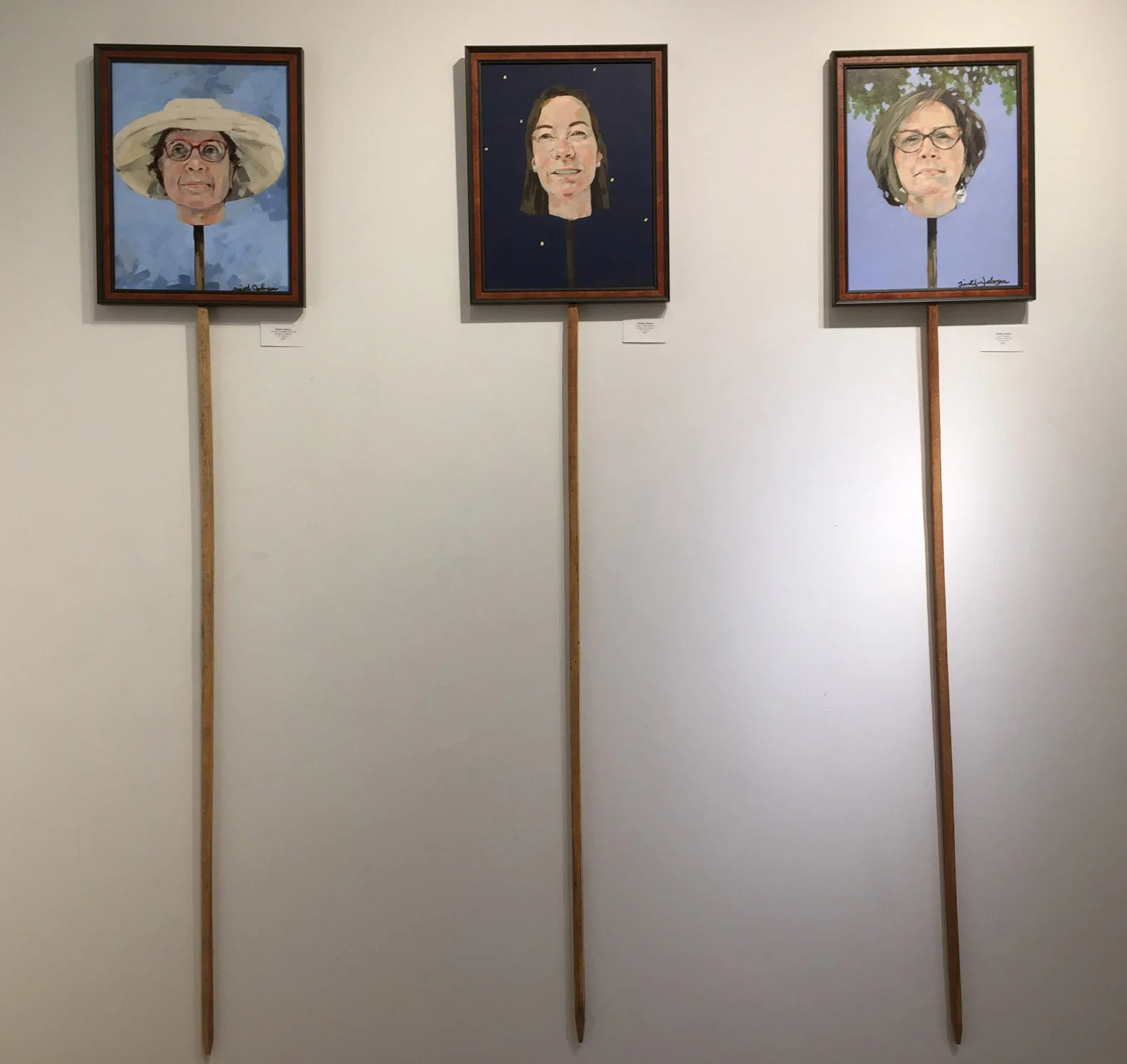 Three of Johnson’s Heads on Pikes