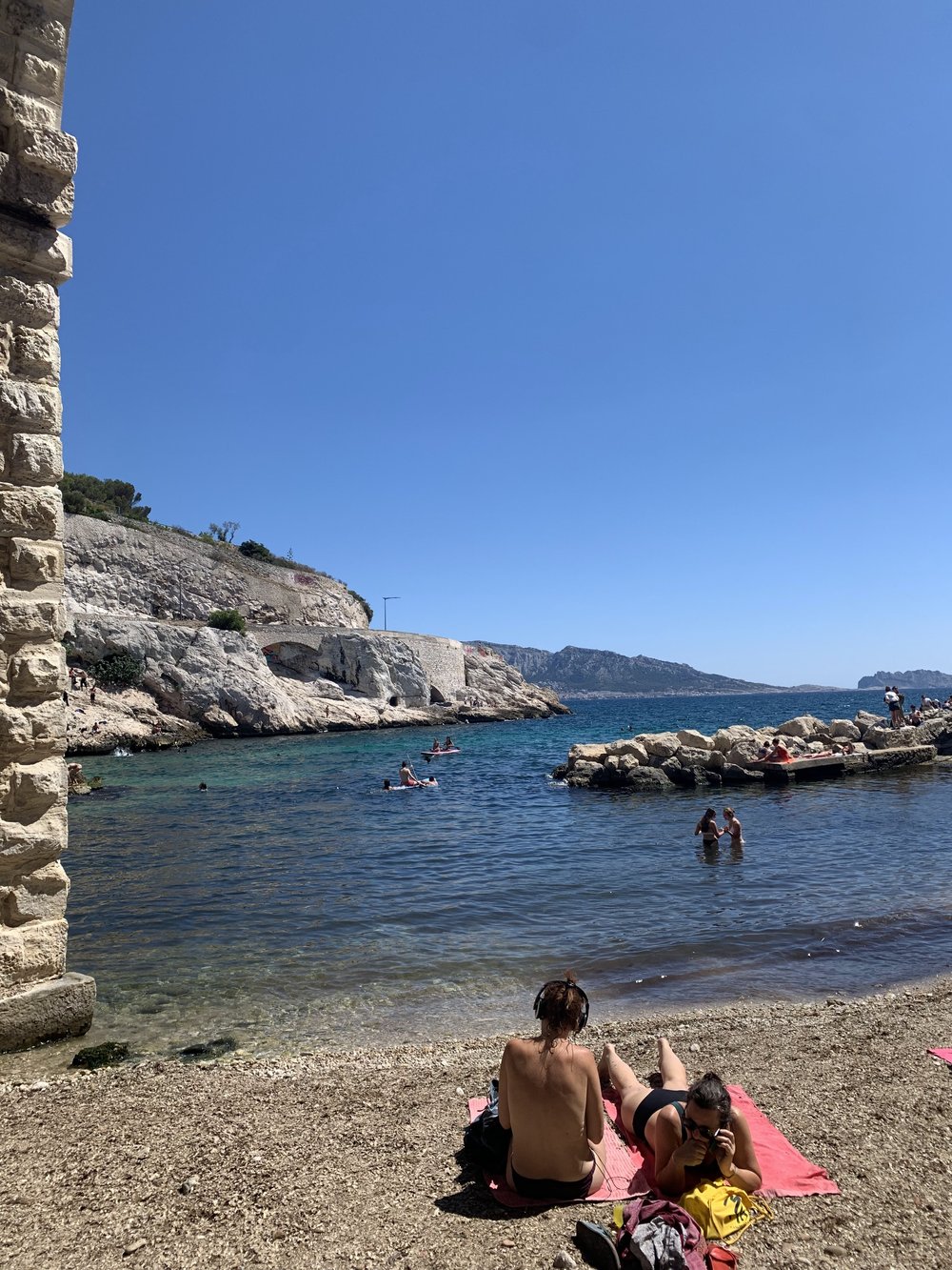 Beach in Marseille