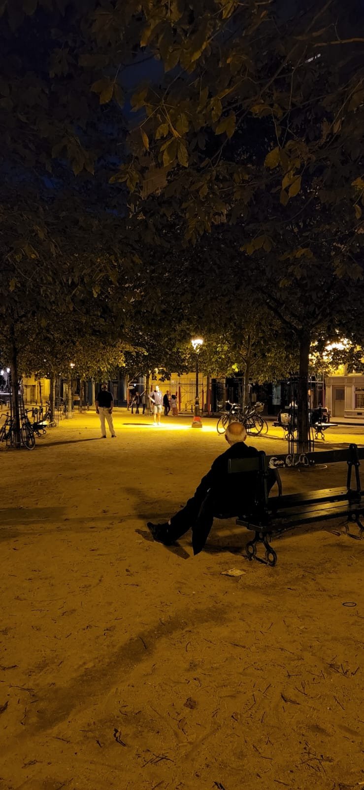 Man at Place Dauphine