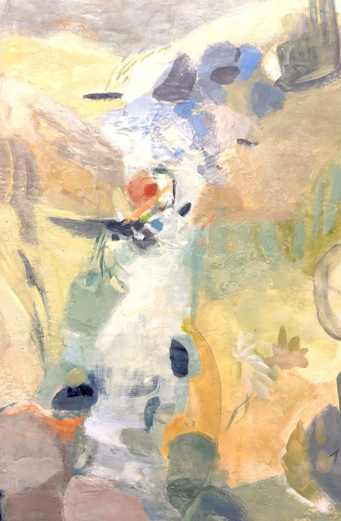 At the Stream_s Edge, 36x24, encaustic Anne Stine.jpg