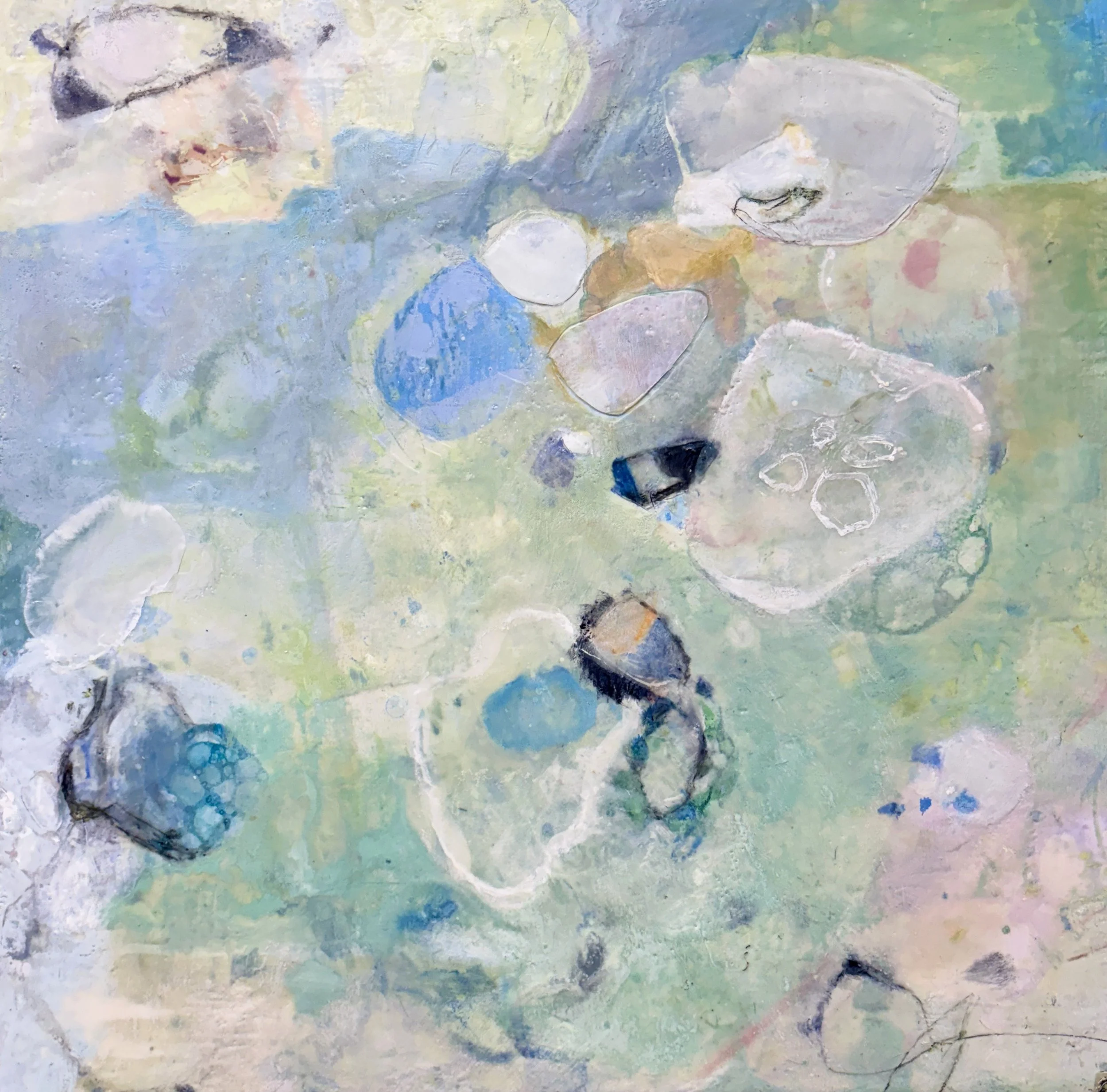 The Drift of Knowing, 24x24, encaustic Anne Stine.jpeg