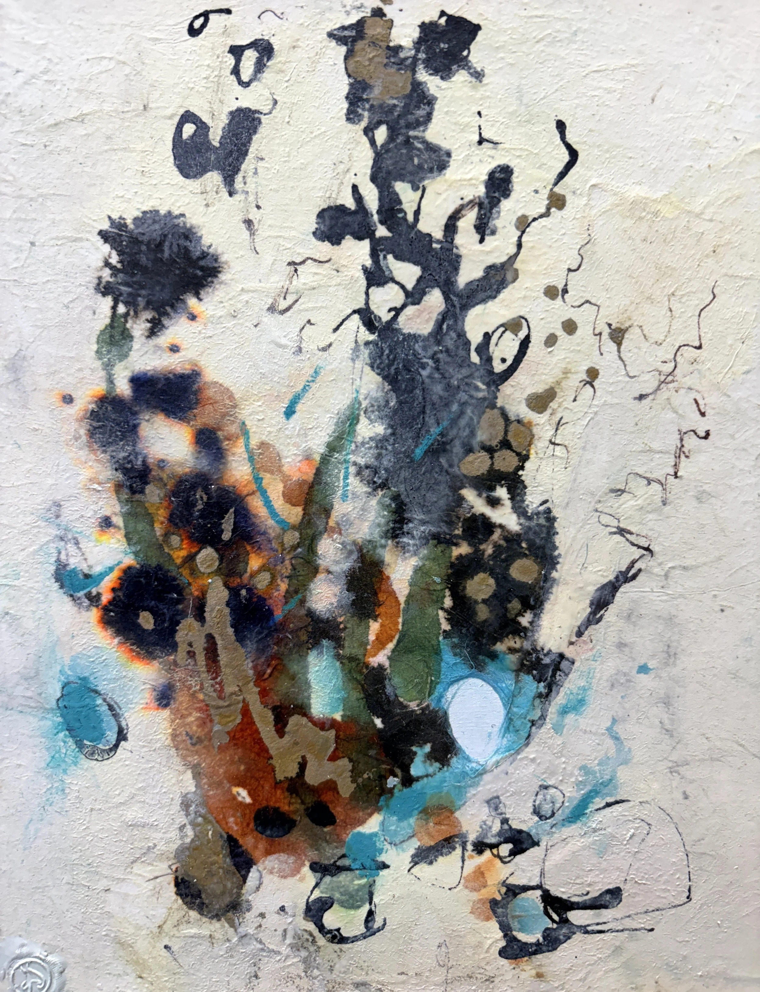 [] - Beauty in What Grows Unseen No. 2, 10x8, encaustic rice paper, astine.jpg