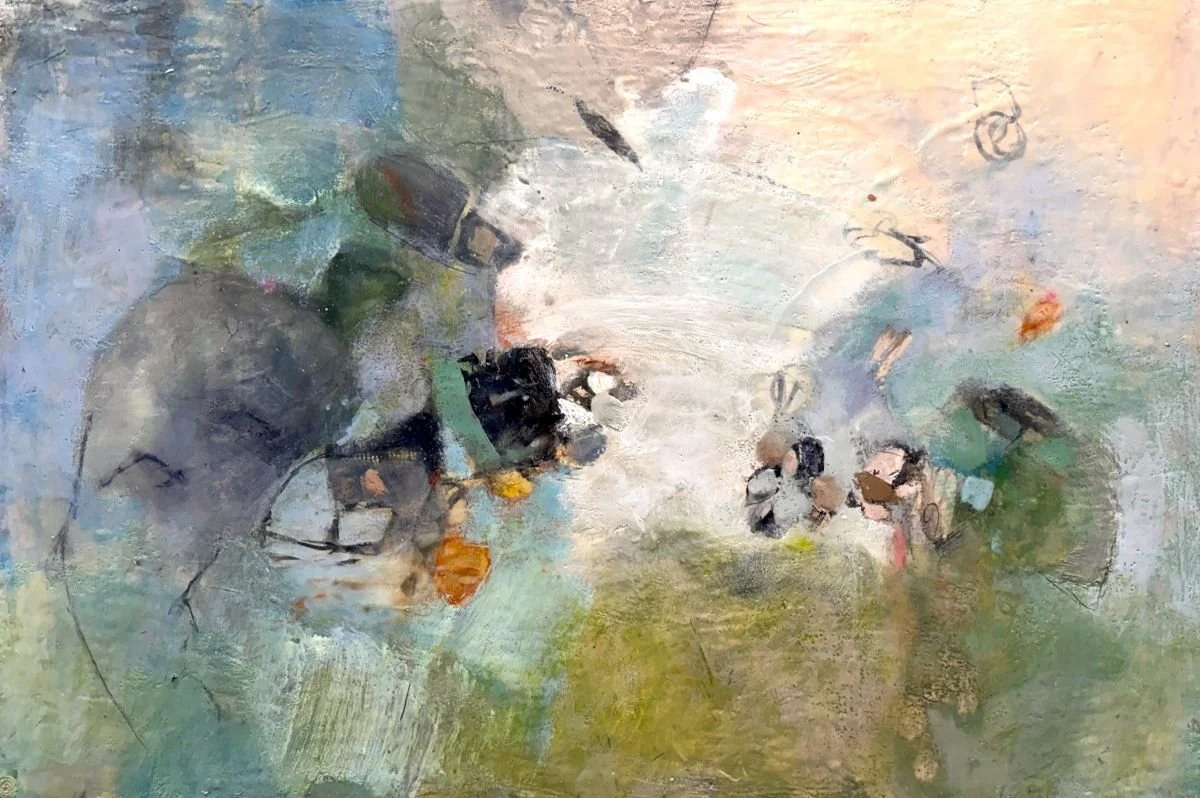 Where Small Things Gather, 24x36, encaustic, astine Anne Stine.jpg