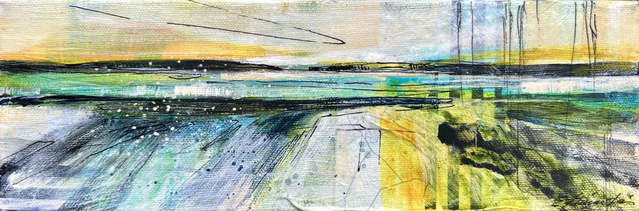 Elaine Florimonte - FlorimonteLoveTheSkiesYou_reUnderII4x12AcrylicCollageonCanvas190 (1).jpeg