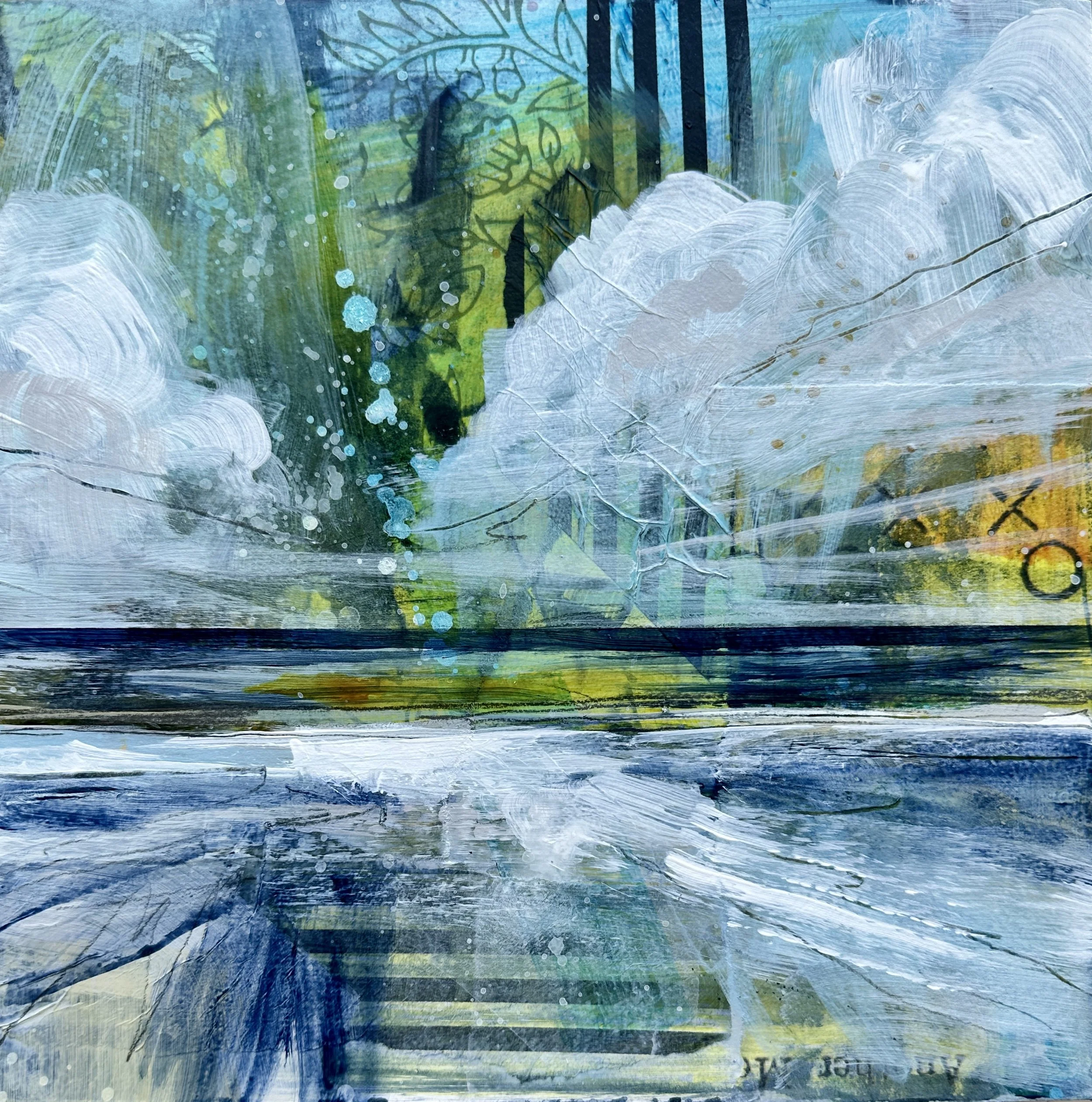 Elaine Florimonte - FlorimonteMethodofBlockingaKickII10x10AcrylicCollageonPanel280.jpg