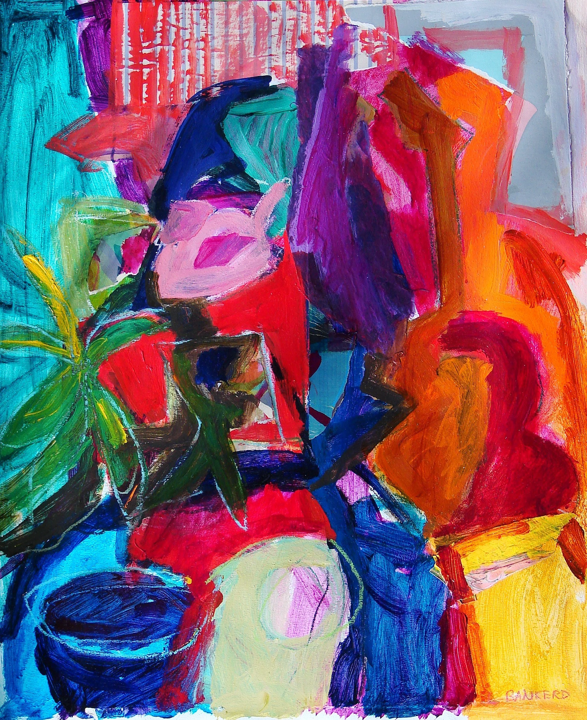 1061a Abstract Still Life #2pf(with collage)31x26 TSG linda bankerd.JPG