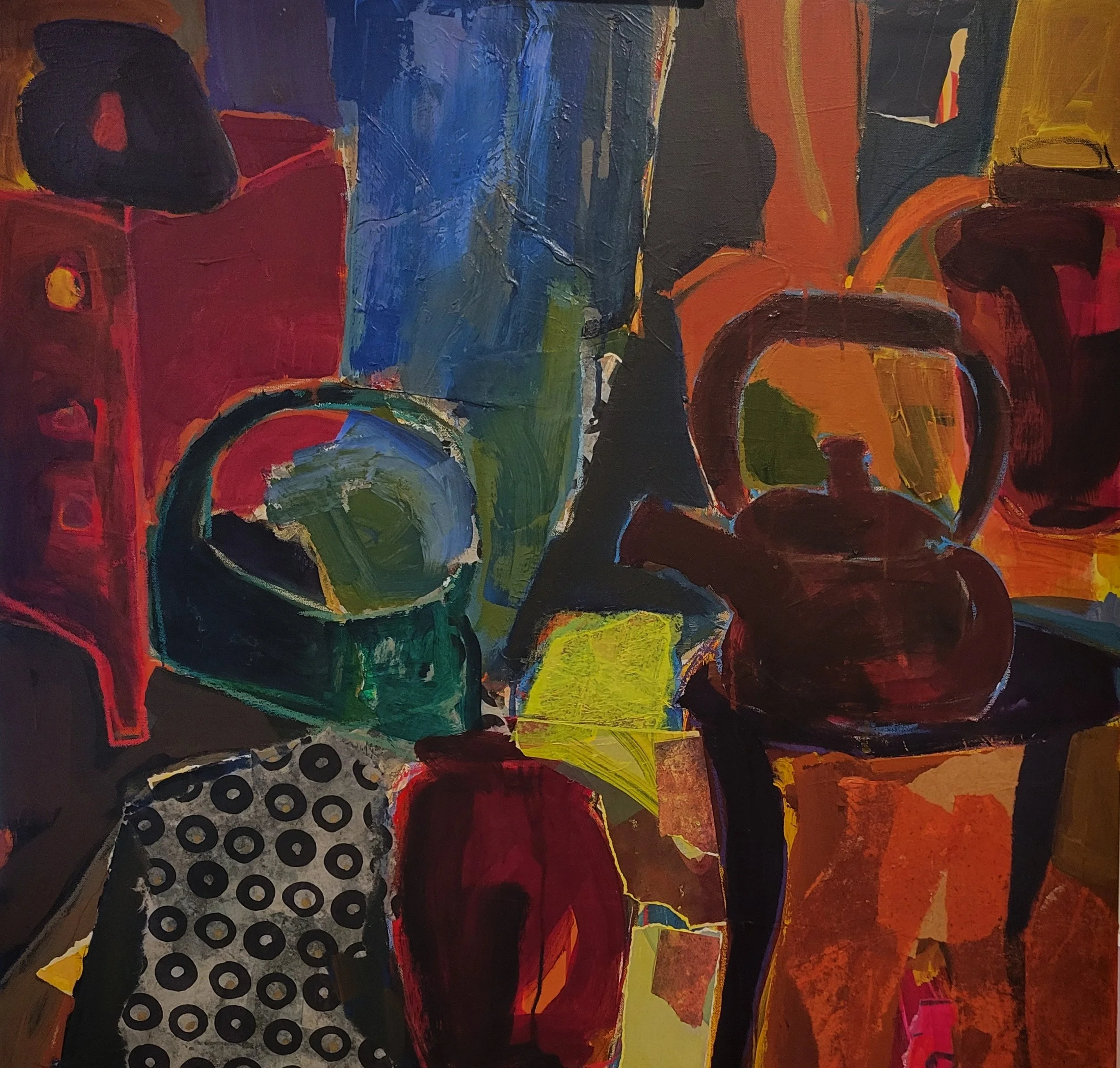 Linda Bankerd - 1610. Still Life with Brown Tea Kettle.jpg