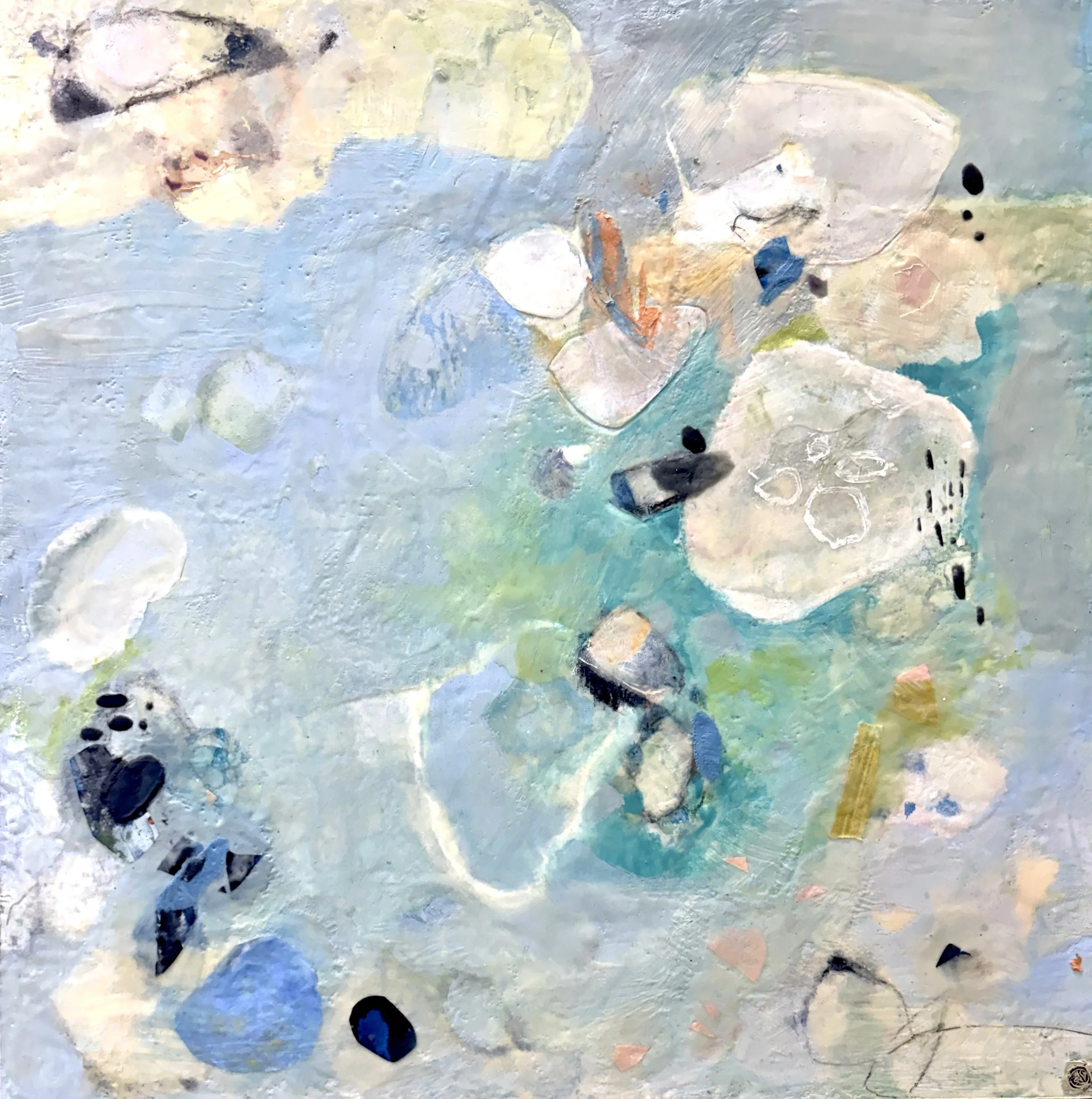 [] - The Drift of Knowing, 24x24, encaustic.jpg