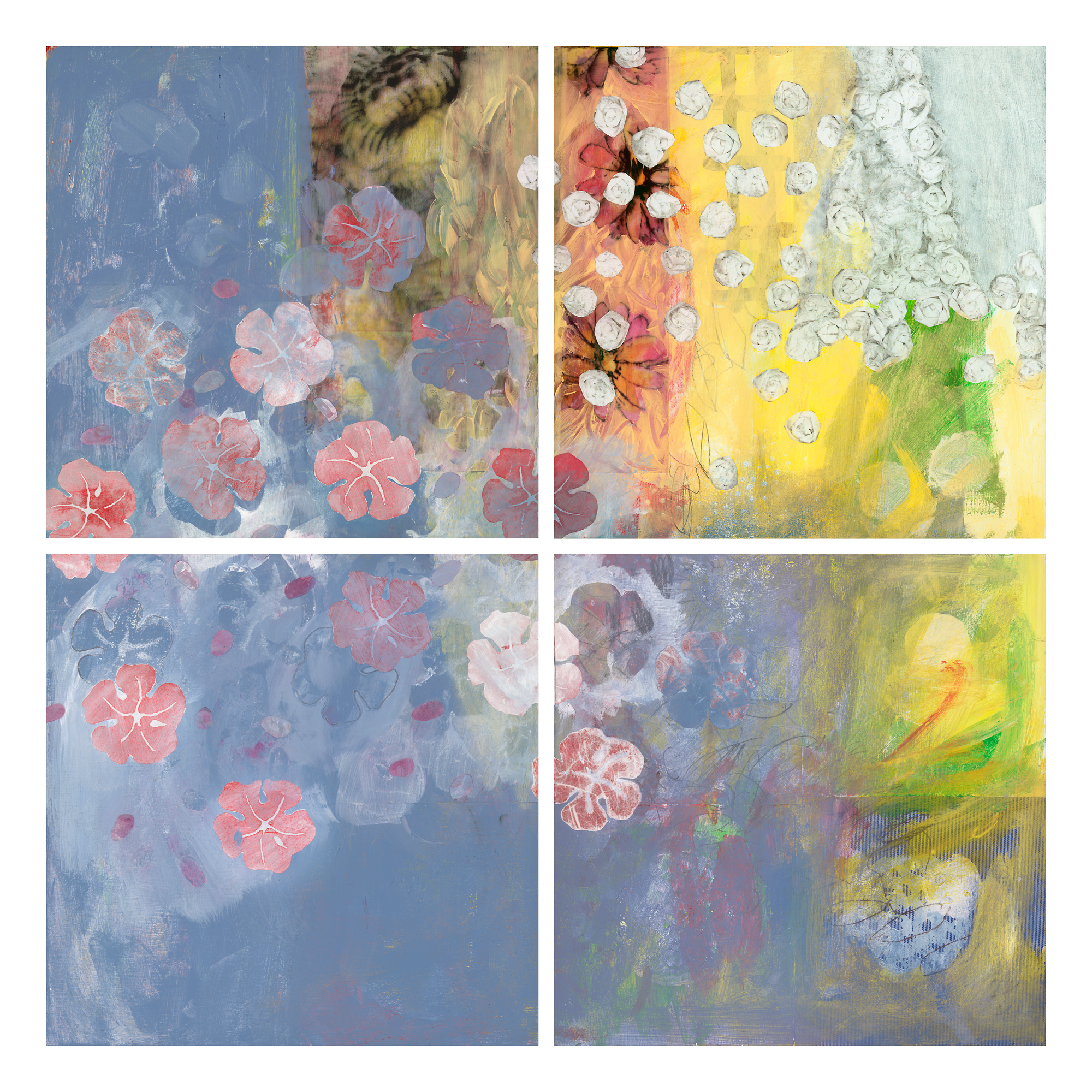 four blossoms