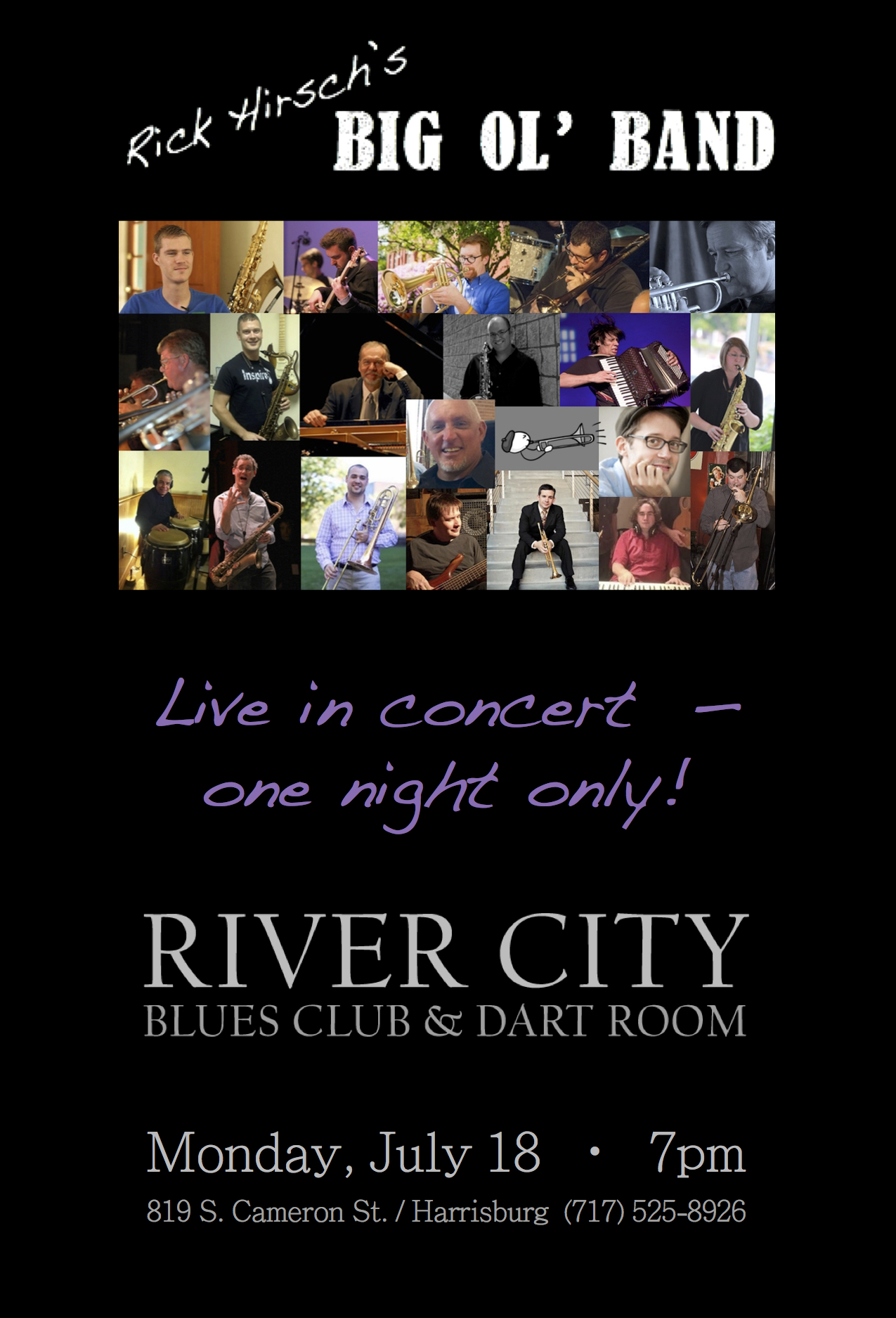 Big Ol' Band — live gig!