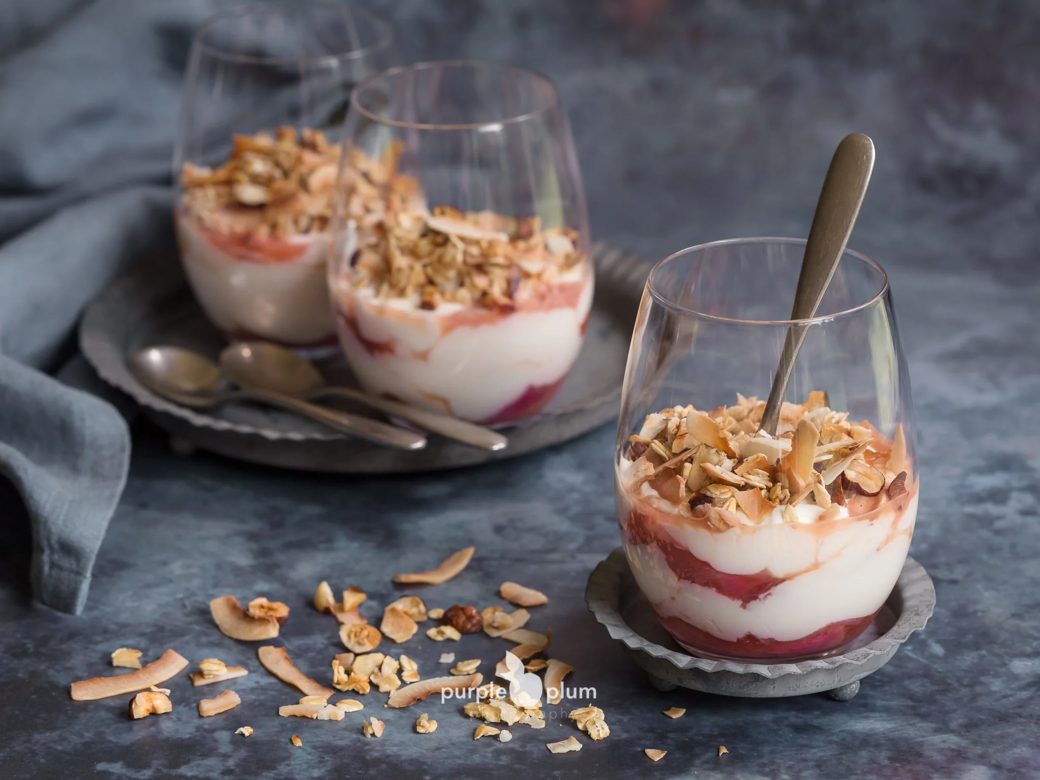 Rhubarb Breakfast Pots