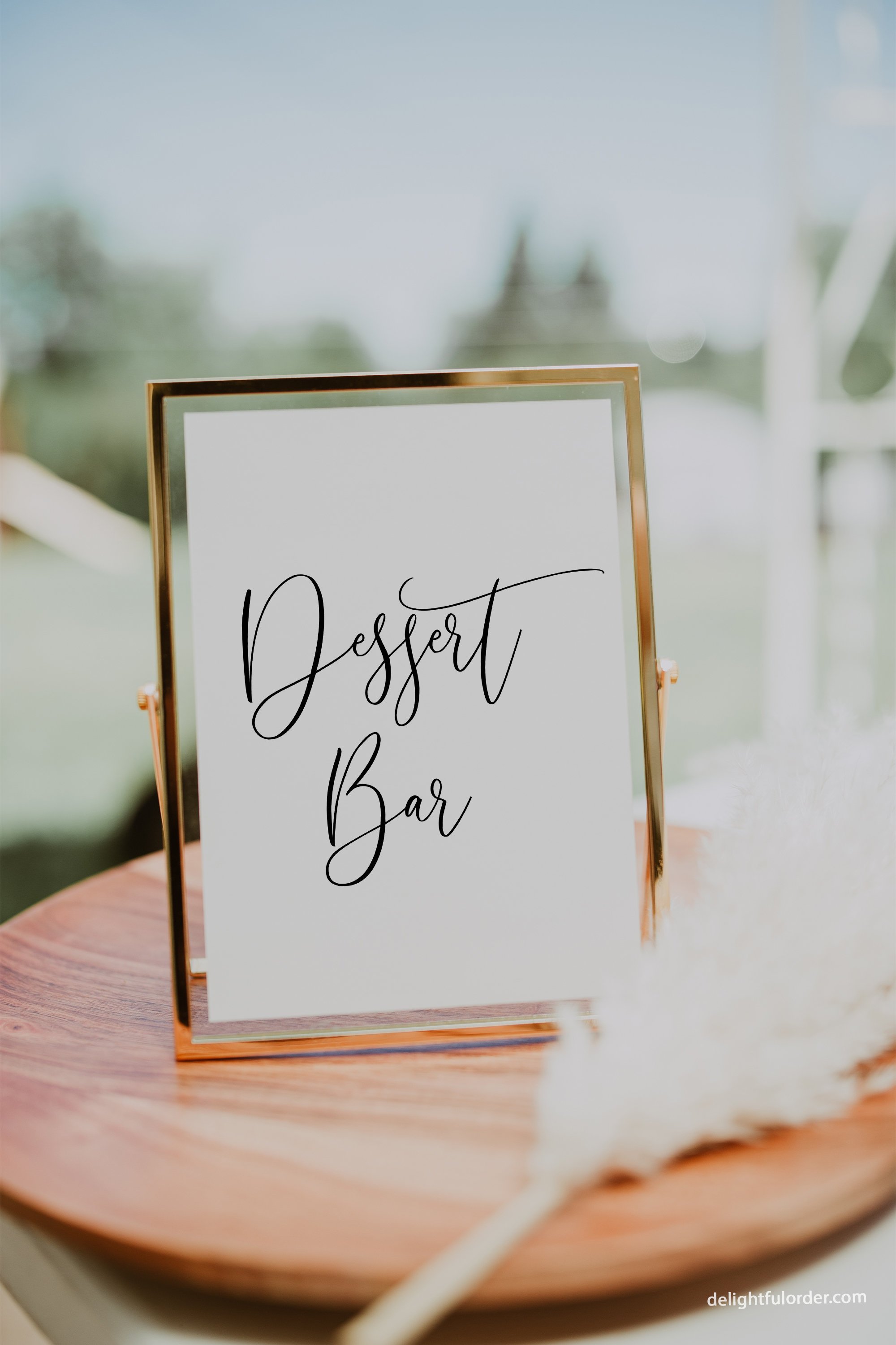 Printable Dessert Bar Sign