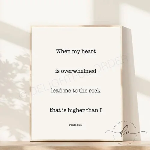 This verse has really been on my heart lately, so I turned it into a printable and framed it. 

You can grab it from my free printable library - just check the link in my bio.

#homedecor #decorating #wallart #wordart #scriptureart #delightfulorder #