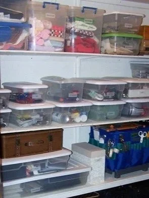 Organizing My Mom’s Craft Storage Closet