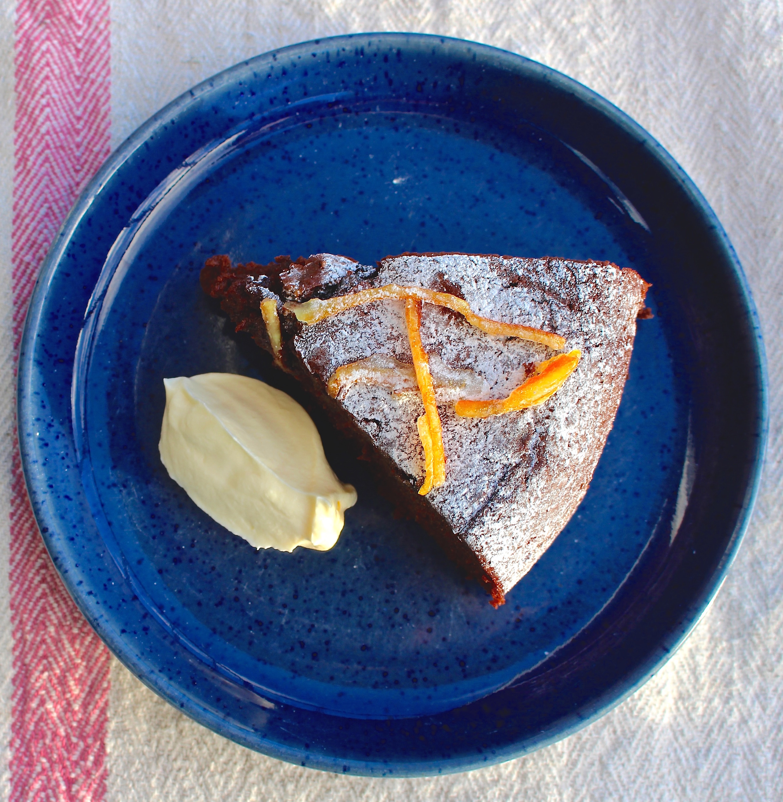 Tangerine chocolate cake