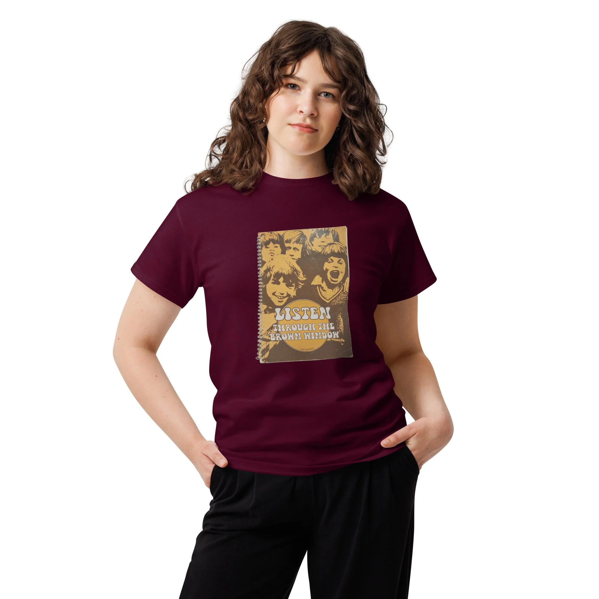 unisex-classic-tee-maroon-front-6acb991033fc0.jpg