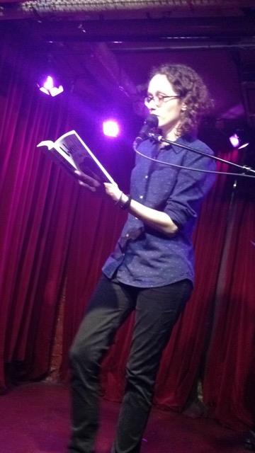 Author Meagan Brothers reads from her new novel Weird Girl and What's His Name at the Cornelia Street Cafe.