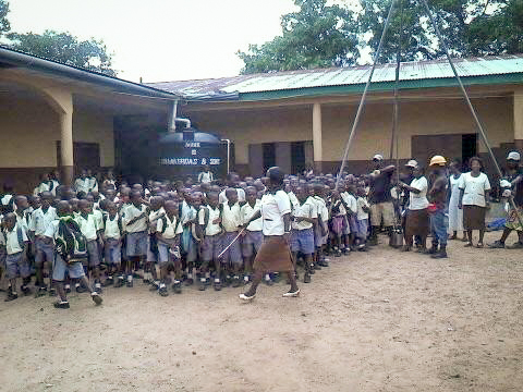 Boys Excited About Well