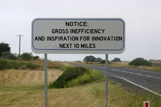 It has to be done this way (because it's always been done this way).