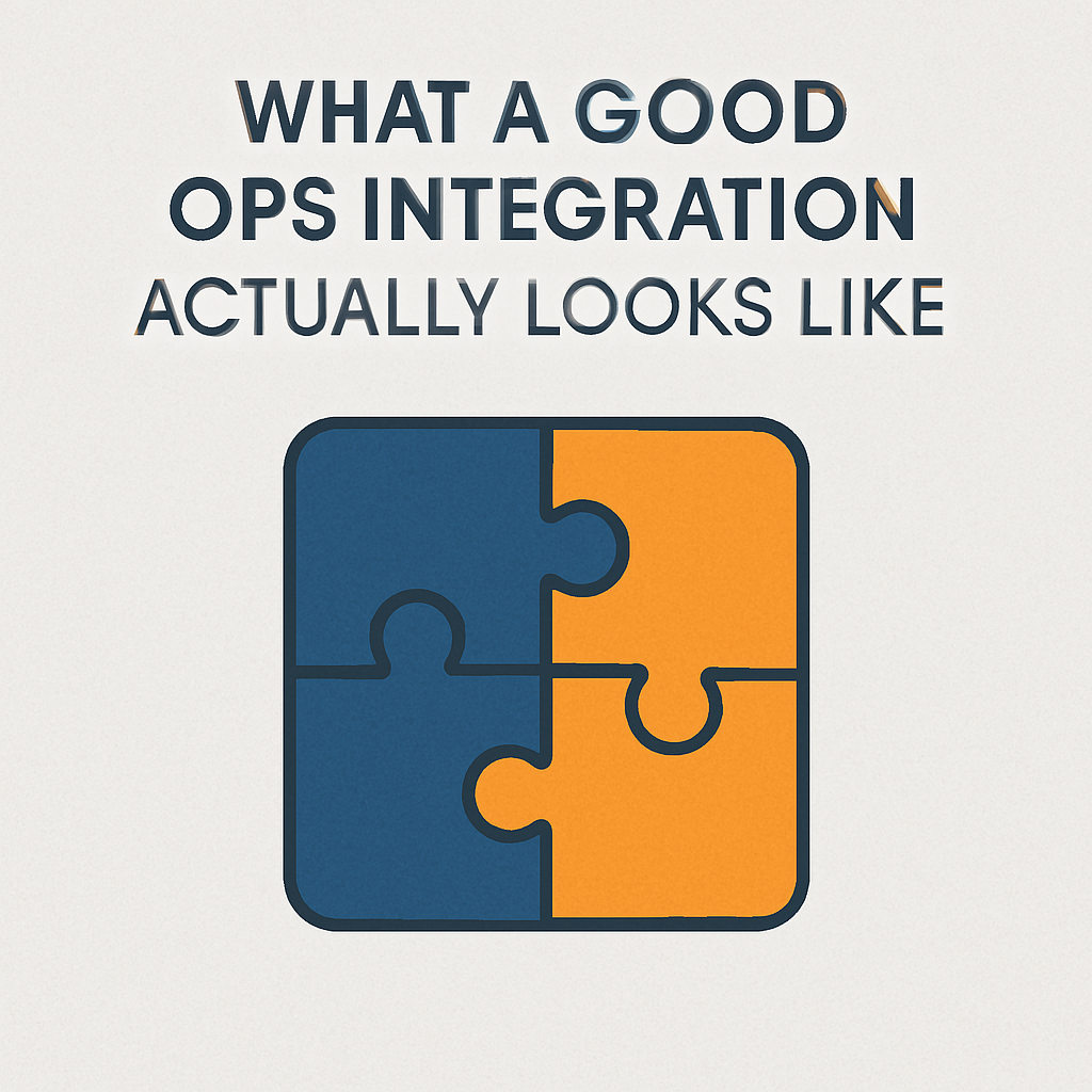 What a Good Ops Integration Actually Looks Like