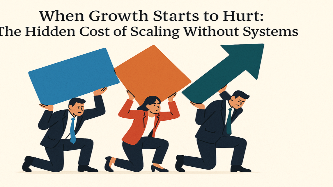 Scaling ≠ Growing: Why Systems Matter More Than Headcount