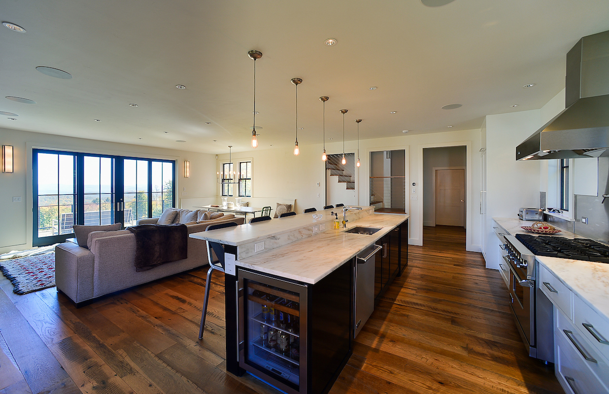 The second floor contains a large Master Bedroom, a 3 room bunk room that sleeps six, and a large hall bath.