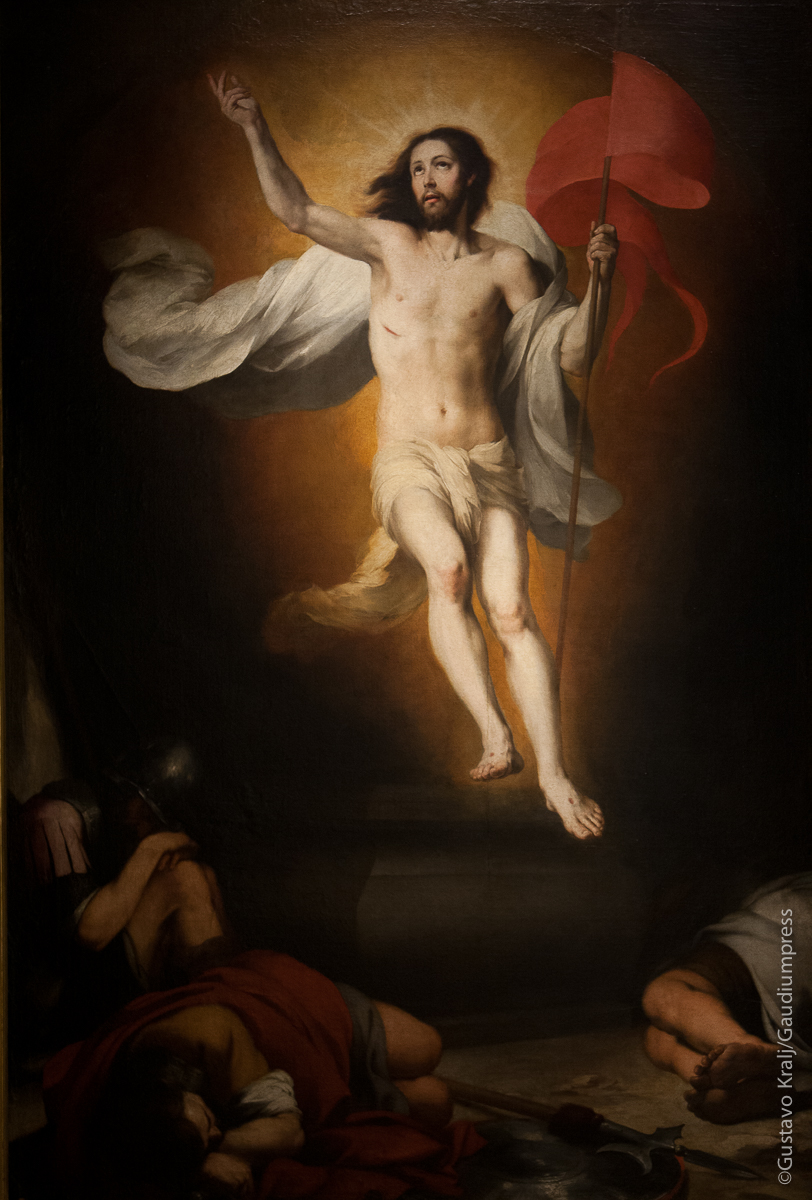 Le Resurrección de Jesus por Esteban Murillo. Museo de Bellas Artes de Sevilla, España. Foto: Gustavo Kralj/Gaudiumpress