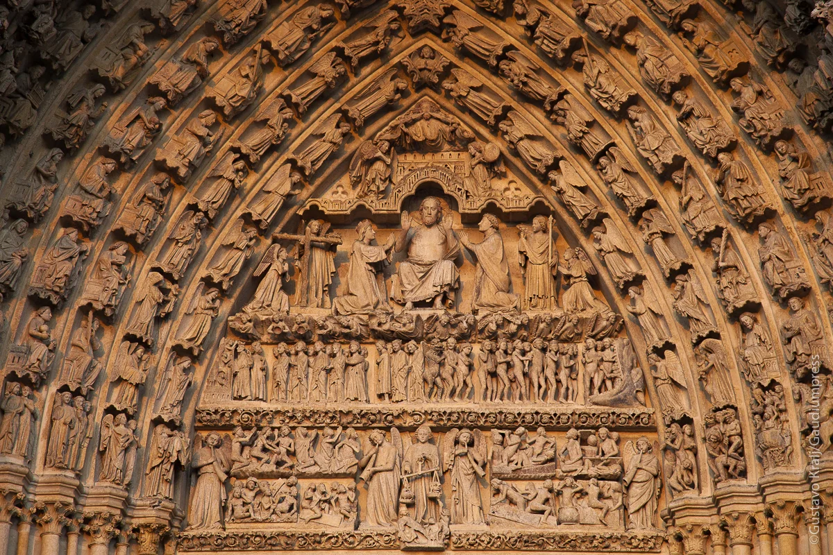 Amiens, Francia: Portal del Juicio Final. Foto: Gustavo Kralj/Gaudiumpress
