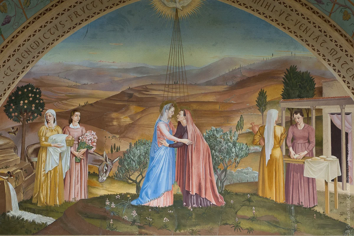  La Visitación. Basilica del Magníficat, Ein Karem, Tierra Santa. Foto: Gustavo Kralj/GaudiumpressImages.com