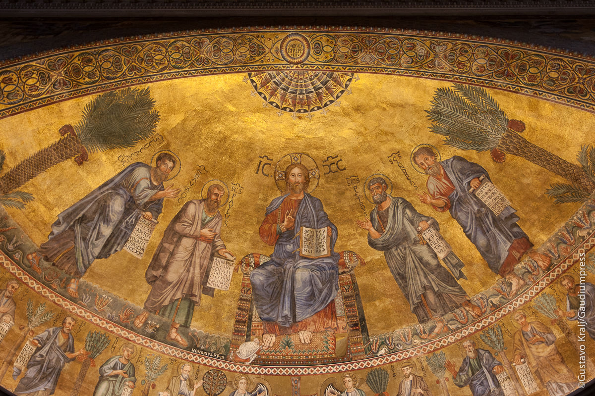 Jesus enseñando. Basilica de San Pablo extramuros, Roma. Foto: Gustavo Kralj/GaudiumpressImages.com