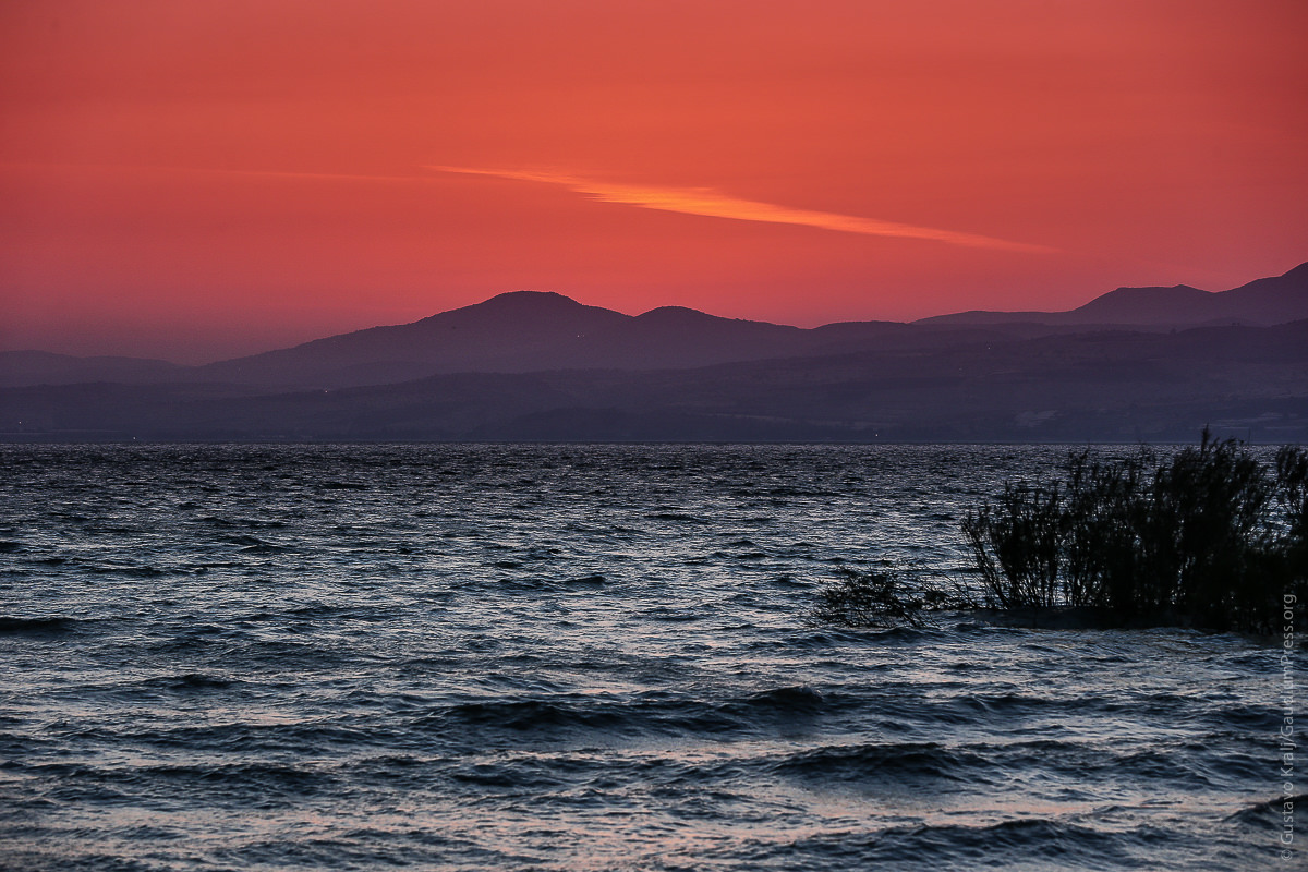 Tierra Santa: Mar de Galilea al atardecer. Foto: Gustavo Kralj/GaudiumpressImages.com