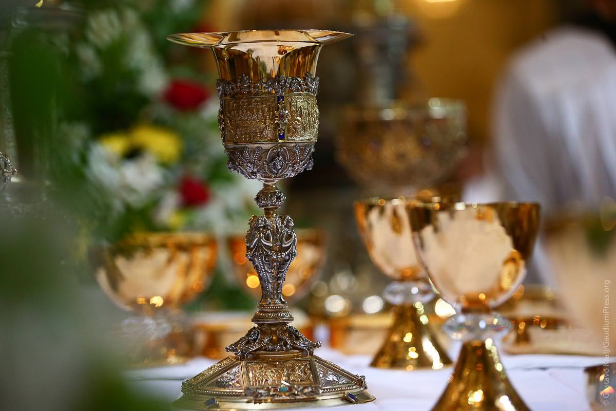 Tierra Santa: Misa en la Basilica del Santo Sepulcro. Foto: Gustavo Kralj/GaudiumpressImages.com