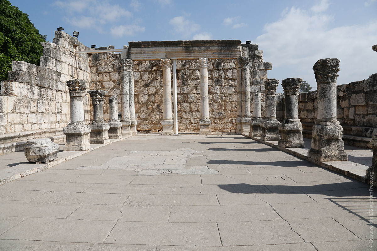 Tierra Santa: Sinagoga de Cafernaum. Foto Gustavo Krajl/GaudiumpreesImahes.com