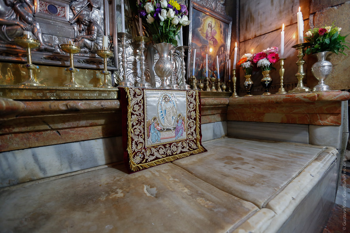 Jerusalem, Tierra Santa: Santo Sepulcro de Jesús. Foto: Gustavo Kralj/GaudiumPressImages.com