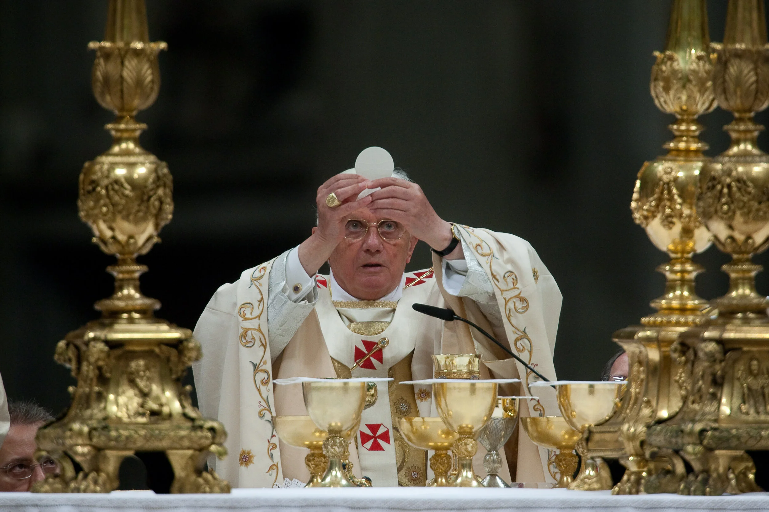 Easter Vigil Mass and Baptisms by Pope Benedict XVI - St Peters Basilica - Vatican