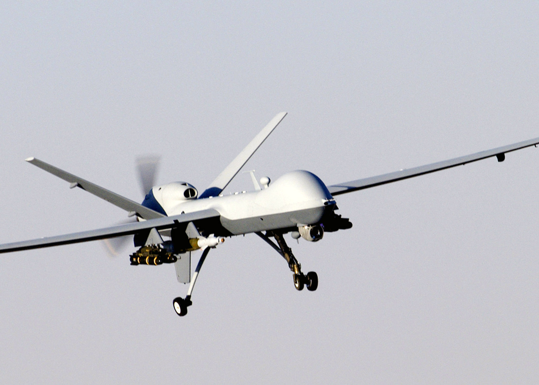 The MQ-9 Reaper is pretty badass, though it's primary purpose is to kill human beings, I'm not really a huge fan of that but hey, it's some cool tech anyway.
