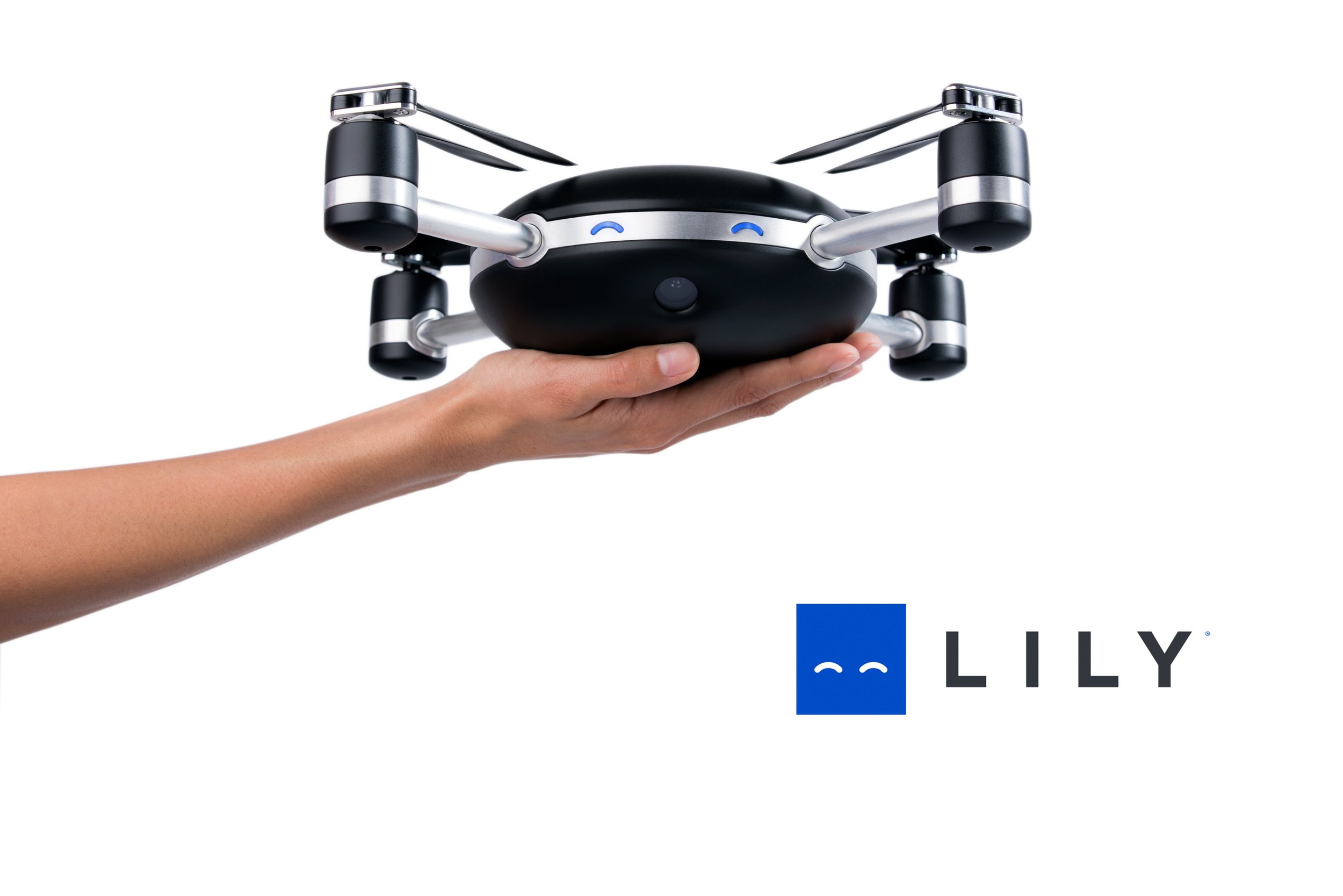 Lily is a waterproof, follow-me drone. You wear a locator on your wrist, toss up Lily and it follows you, recording your activities. Preorders are $499 with delivery in early 2016.