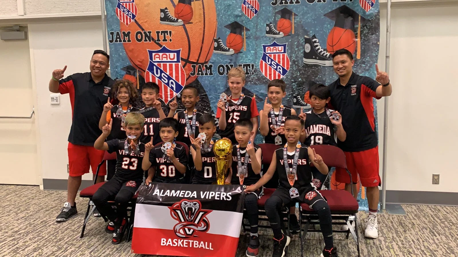 9U Team Rebanal - Coaches David Rebanal & Rickey de Leon