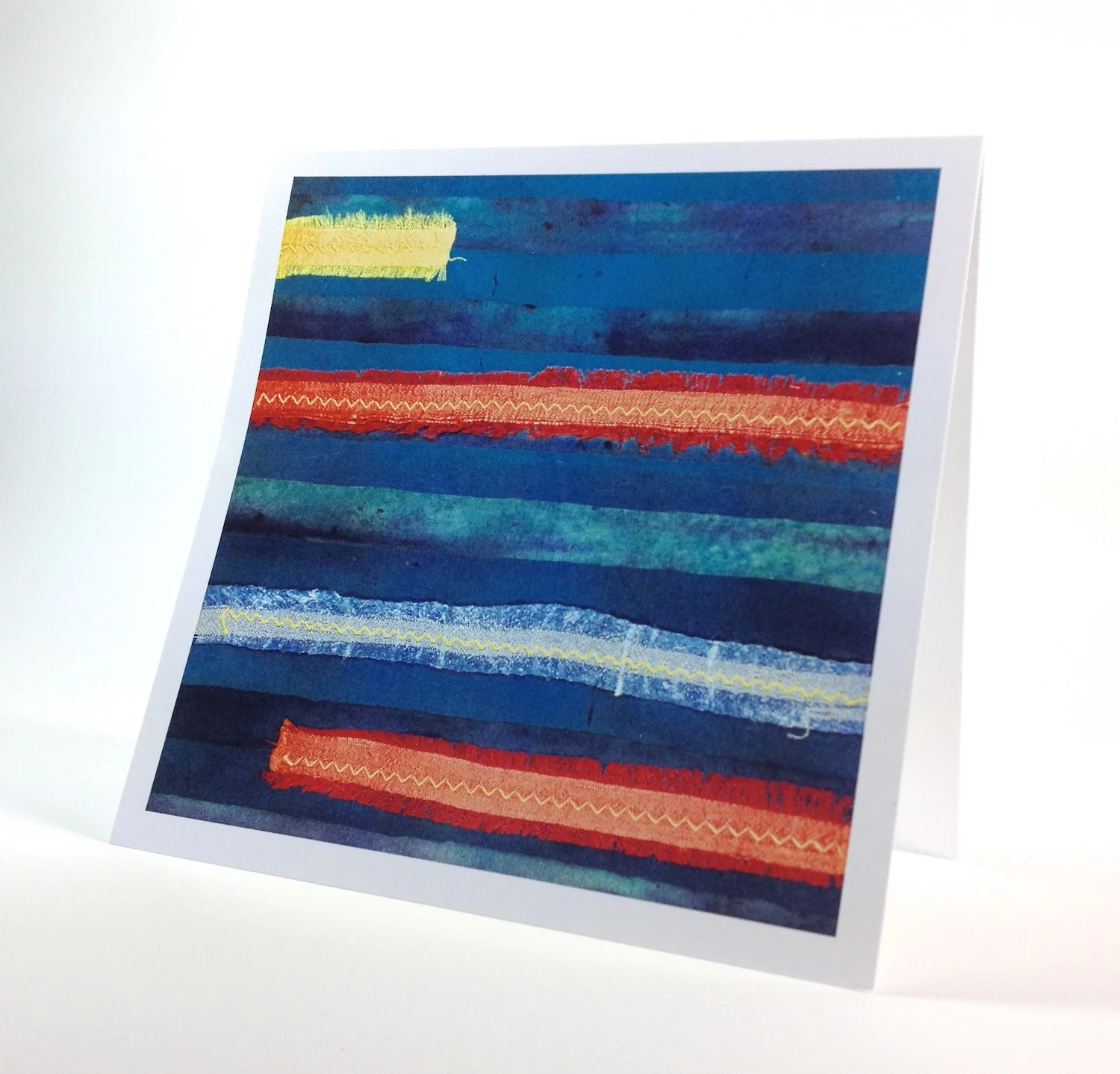 "Frayed Horizons" (5"x5" square) Individual or Sets 