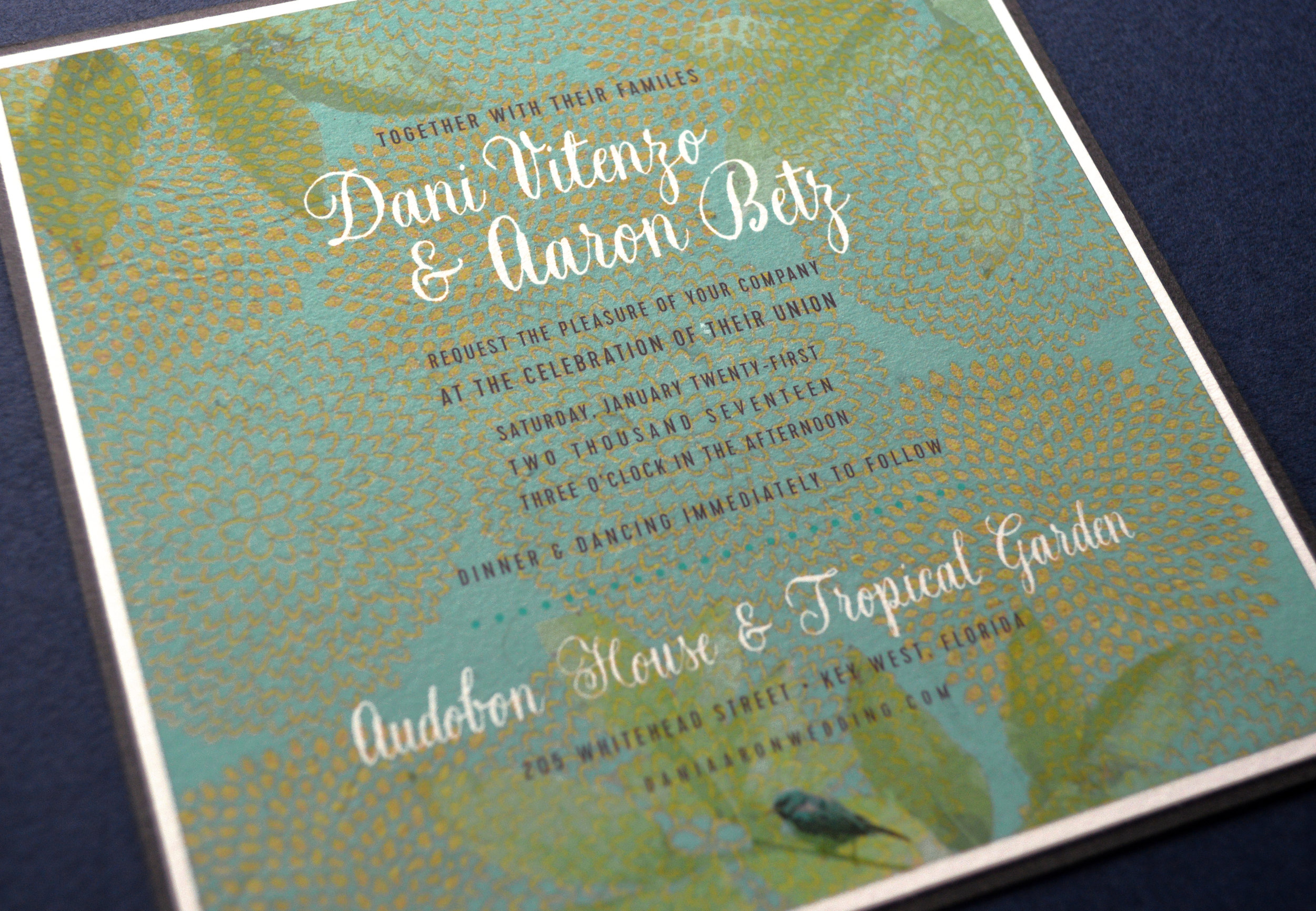 Dani reception card