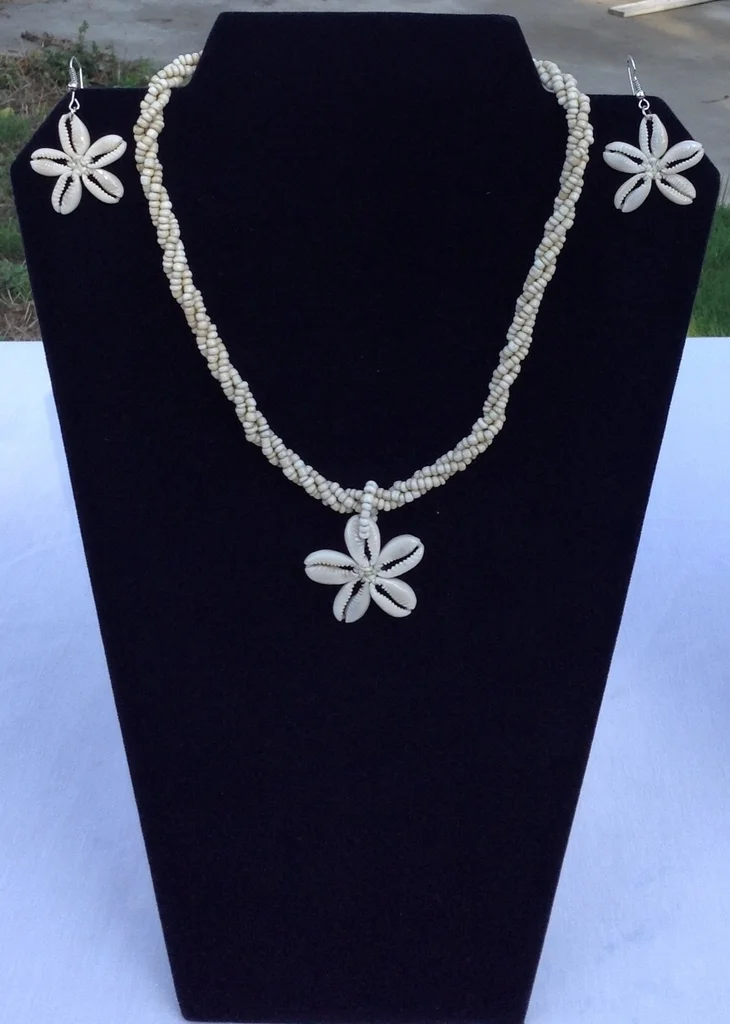 Beach Princess Necklace and Earring Set