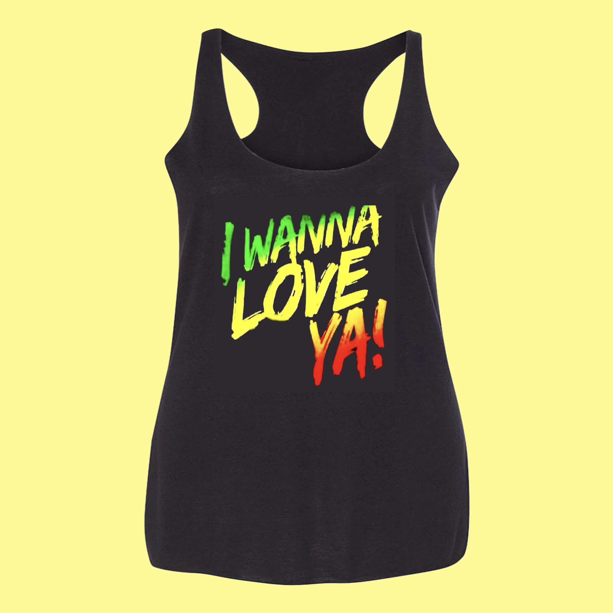 wanna love you tank top