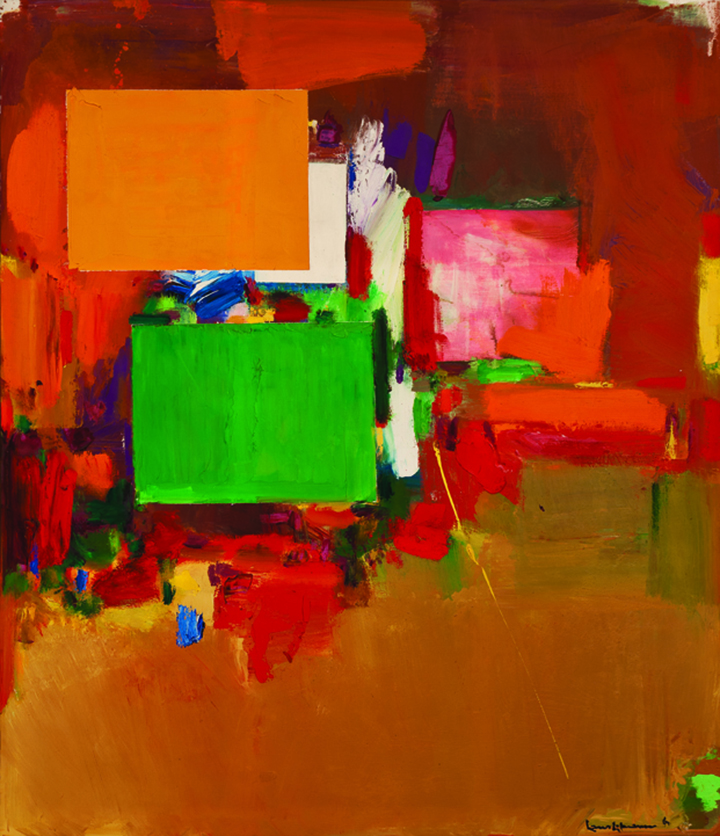 Song of the Nightingale , 1964 Oil on canvas 84 x 72 in. (213.4 x 182.9 cm) Collection of Barbara and Eugene Schwartz Photography courtesy of Josh Nefsky
