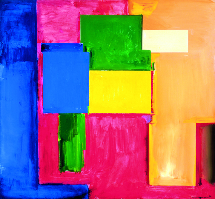 Miz—Pax Vobiscum , 1964 Oil on canvas 77 3/8 x 83 5/8 in. (196.5 x 212.4 cm) Modern Art Museum of Fort Worth, TX. Museum purchase (1987.3.P.P.) Photography courtesy of Modern Art Museum of Fort Worth
Normal
0
false
false
false
EN-US
X-NONE
X-NONE
/* Style Definitions */
table.MsoNormalTable
{mso-style-name:"Table Normal";
mso-tstyle-rowband-size:0;
mso-tstyle-colband-size:0;
mso-style-noshow:yes;
mso-style-priority:99;
mso-style-parent:"";
mso-padding-alt:0in 5.4pt 0in 5.4pt;
mso-para-margin:0in;
mso-para-margin-bottom:.0001pt;
mso-pagination:widow-orphan;
font-size:11.0pt;
font-family:"Calibri","sans-serif";
mso-ascii-font-family:Calibri;
mso-ascii-theme-font:minor-latin;
mso-hansi-font-family:Calibri;
mso-hansi-theme-font:minor-latin;}
